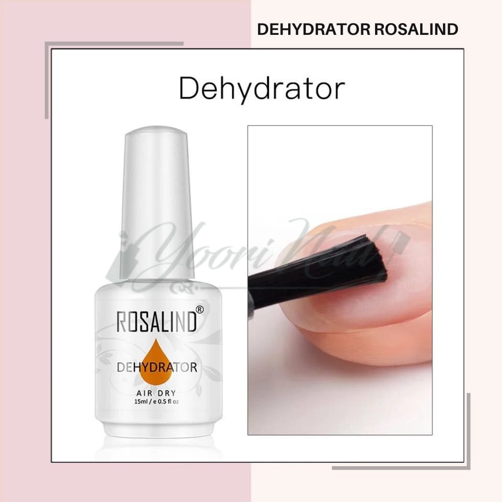 Rosalind Nail Dehydrator Primer 15ml Base Nail Art Kutek Gel Nail Polish Nail Art