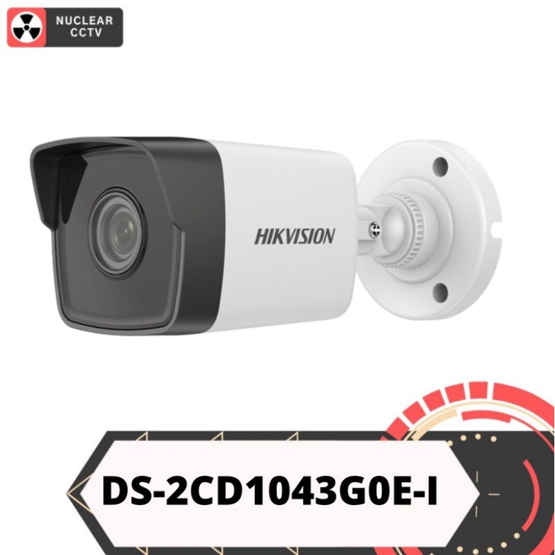 IP CAMERA IPCAM CCTV OUTDOOR 4MP HIKVISION DS-2CD1043G0E-I | DS-2CD1043GOE-I 4 MEGAPIXEL H265+