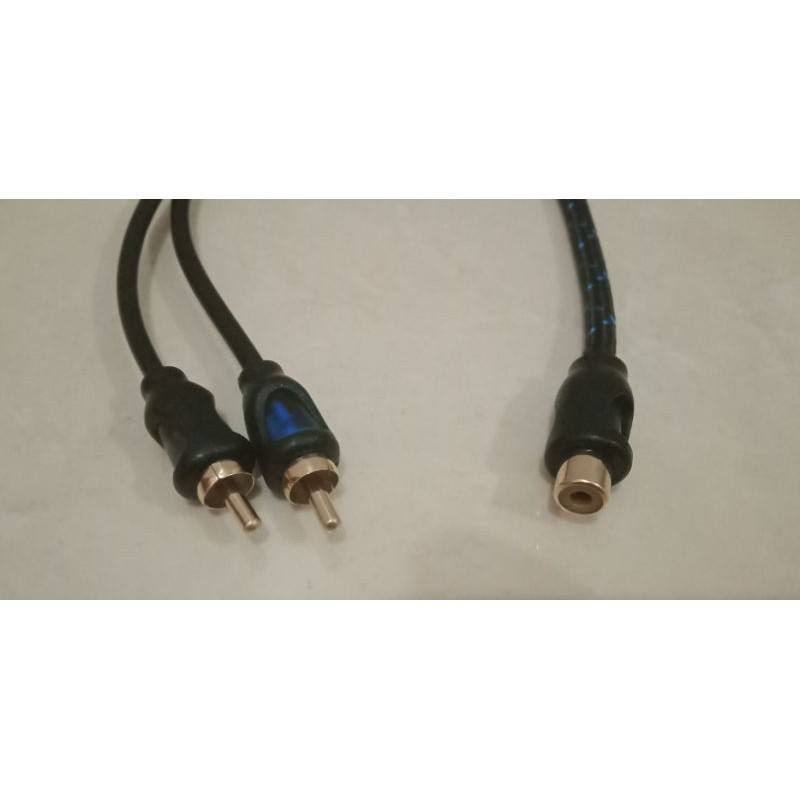 KABEL RCA CABANG MIGNOVA 30CM 1 in 2 out