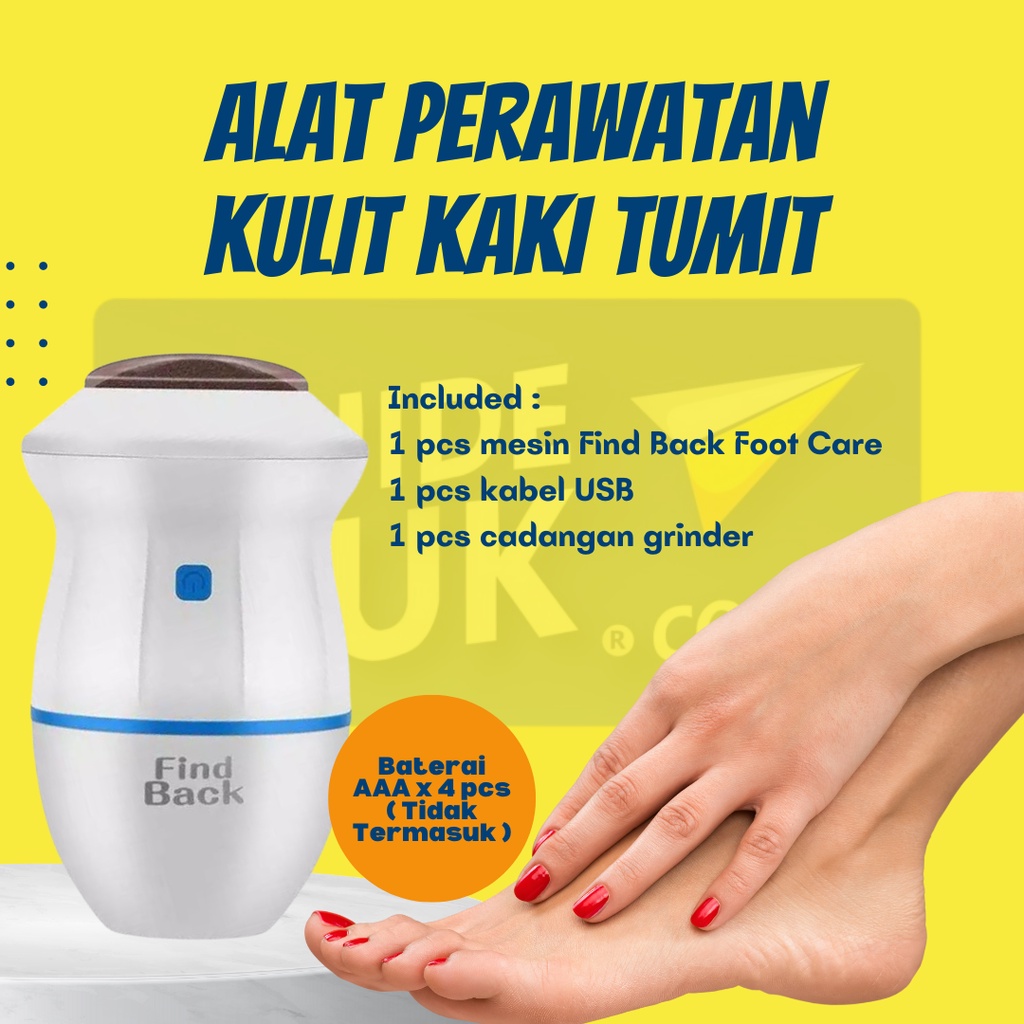 Alat Perawatan Kulit Kaki Tumit / penghalus tumit menggunakan baterai dan USB  [READY STOCK]