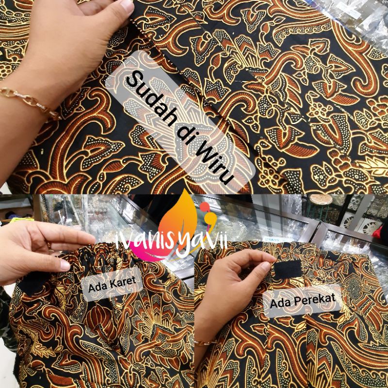 Jarik Lembaran / Jarik Instan - Motif Batik Lengkap