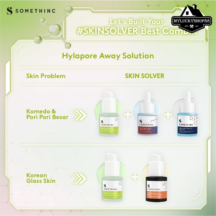 Somethinc Hylapore Away Solution Face Serum Wajah 20ml 20 ml