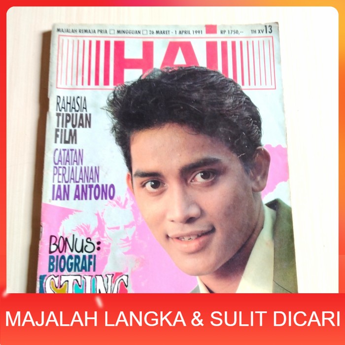 Majalah HAI No.13 Mar 1991 CANDY + BONUS Langka
