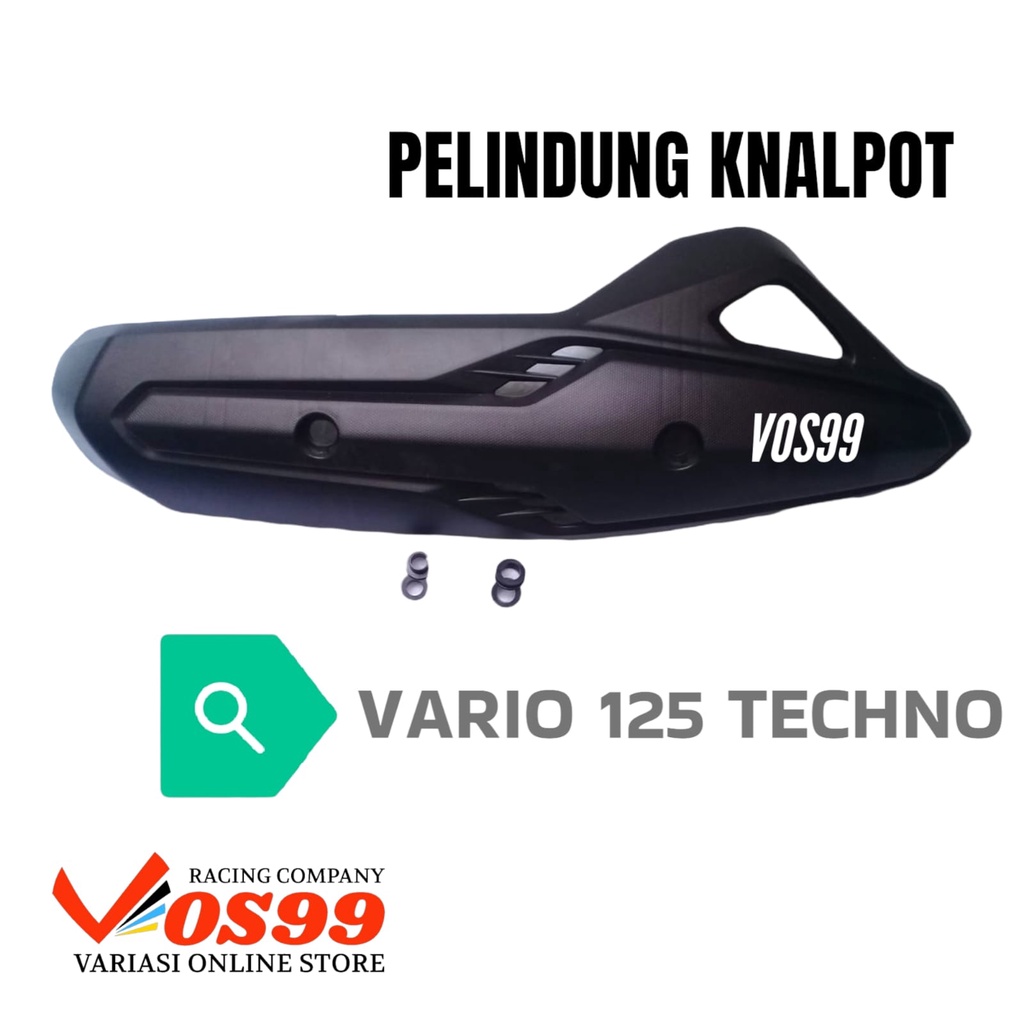COVER TUTUP KNALPOT TAMENG PELINDUNG KNALPOT STANDAR HONDA VARIO 125 TECHNO VARIO 125 FI
