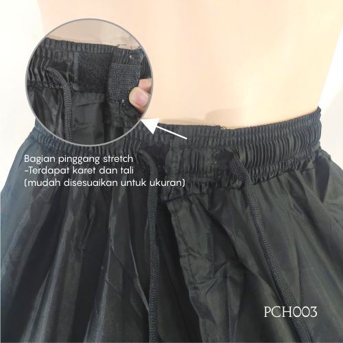 [TOKO TERPERCAYA] PETTICOAT PENGEMBANG GAUN ROK HITAM BALL GOWN 6 RING PCH003