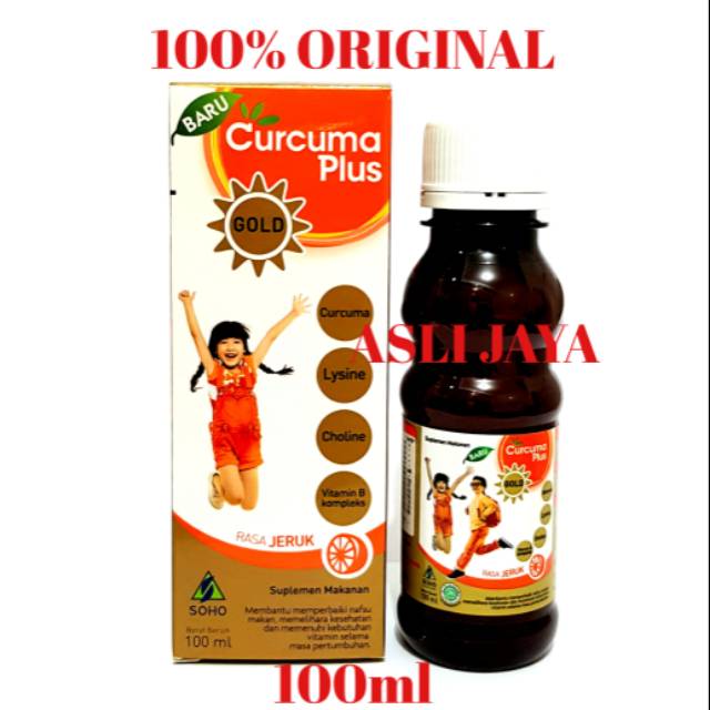 Curcuma Plus Gold 100ml - Rasa Jeruk