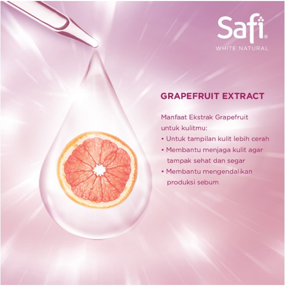Safi White Natural Brightening Cleanser Grapefruit Extract
