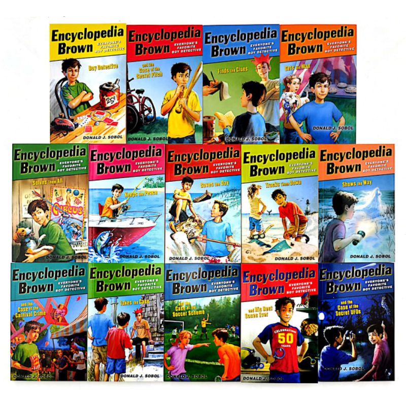 Encyclopedia Brown 14 books buku bacaan buku impor buku anak happychild