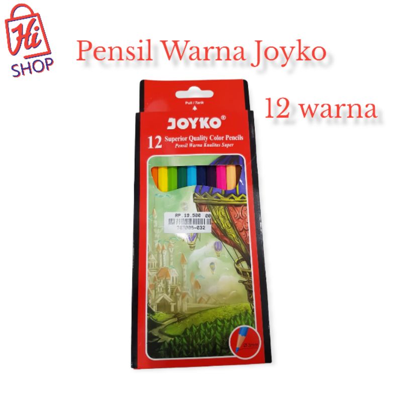 

pensil warna joyko panjang 12 24