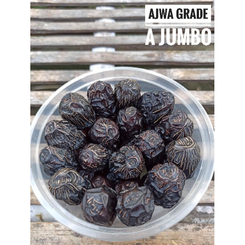 

Kurma Nabi Ajwa Grade A Jumbo ORI 250gr