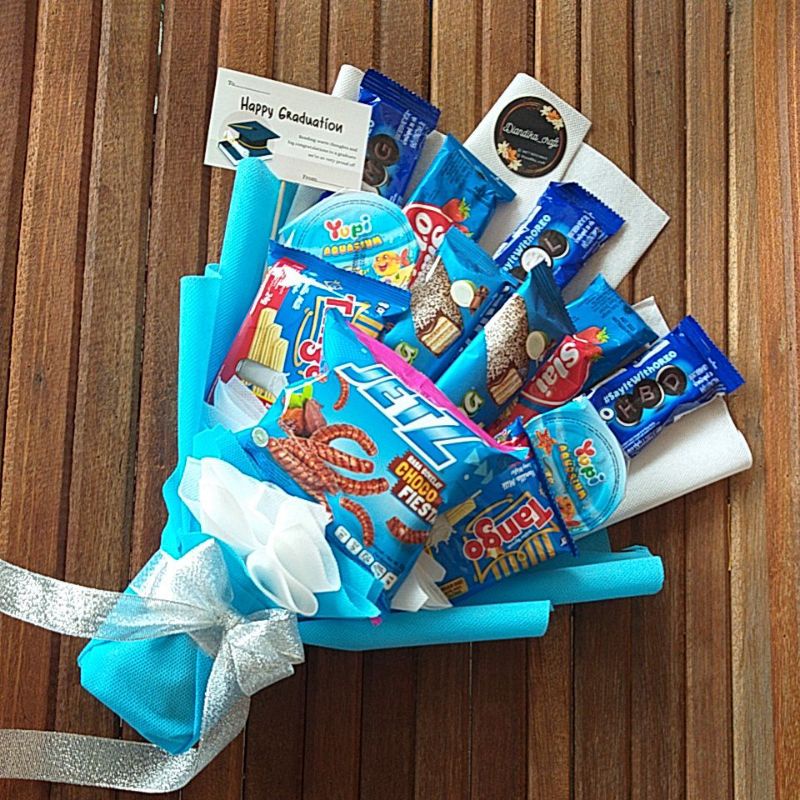 

buket snack varian blue
