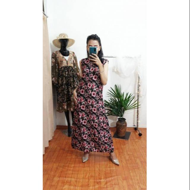 Longdres bunga 2warna