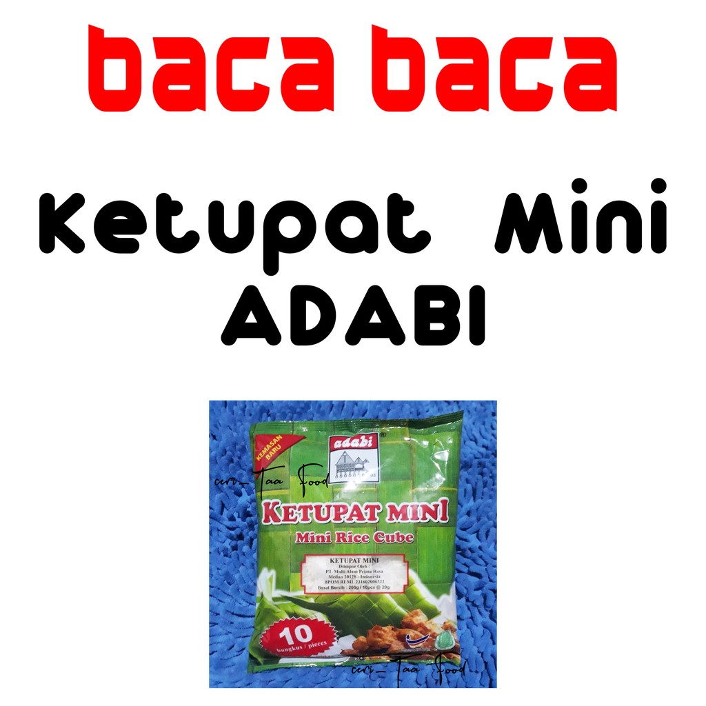 

KETUPAT MINI ADABI / KETUPAT ADABI / KETUPAT PRAKTIS / ADABI KETUPAT MINI