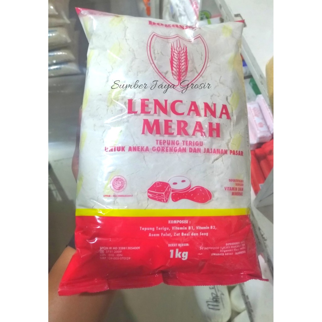 

TEPUNG TERIGU LENCANA MERAH 1KG