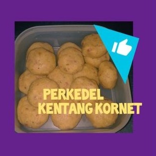 

Perkedel Kentang. Dengan rempah alami, enak dan halal. 1kg kentang