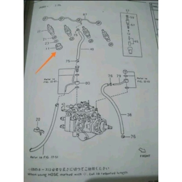 chamber deksel toyota kijang diesel 2L 1pc