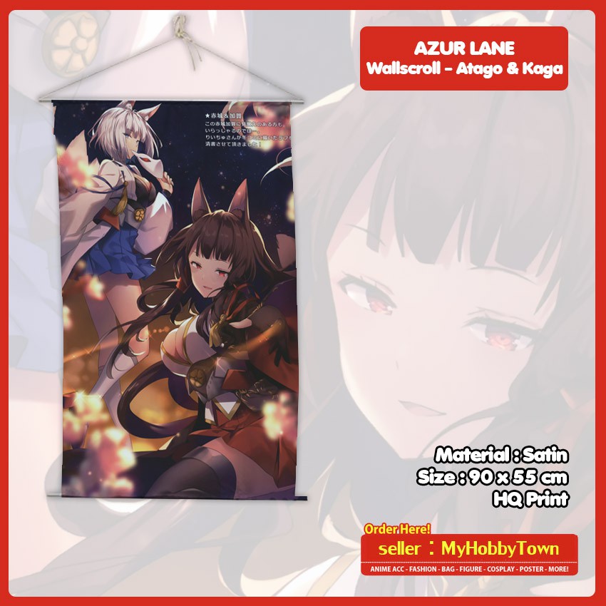 Wallscroll Anime Azur Lane - Kaga Akagi