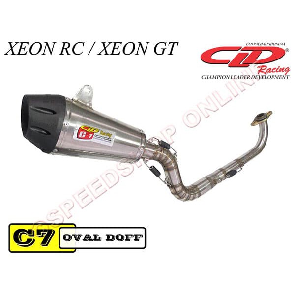 knalpot cld yamaha xeon rc xeon gt original type c7 leher kecil