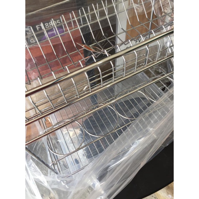 RAK PIRING BAWAH STAINLESS CHROME TACO (HW 006i)