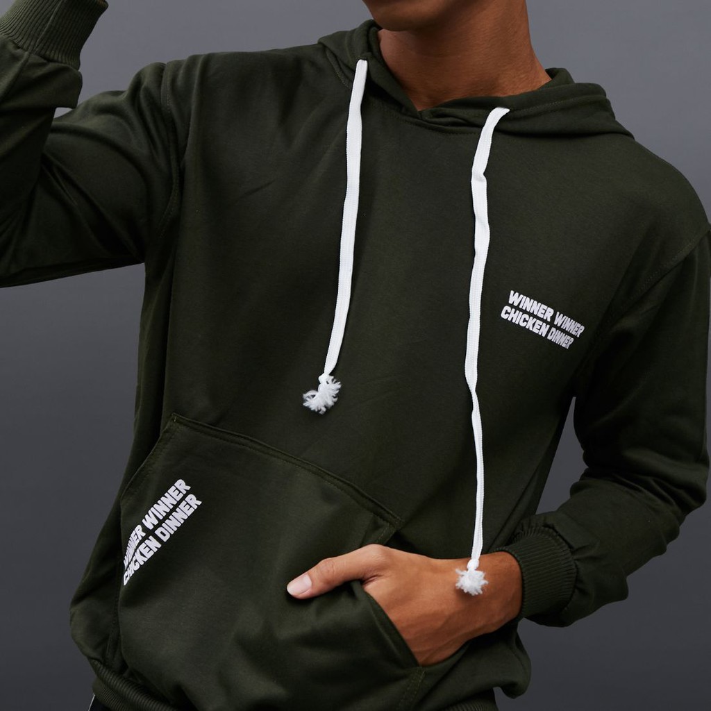 DONSON Sportswear Hoodie Premium Babyterry Winner Army