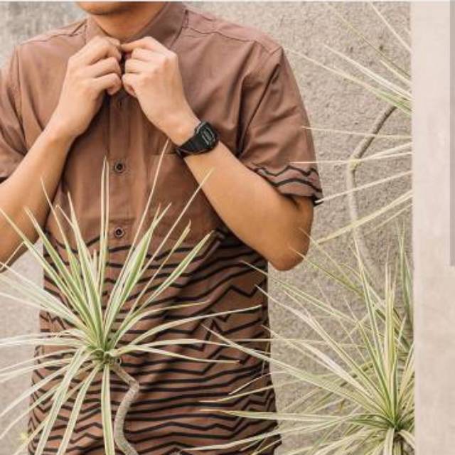 Kemeja Ocean Pacific Original - kemeja garis pria -Kemeja OP Original