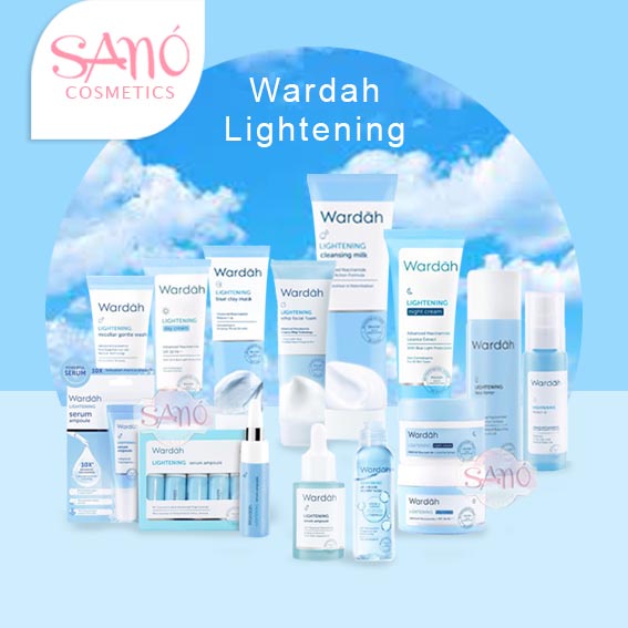 Wardah Lightening All Day Night Cream Hydrating Toner Facial Serum Face Mist Cleansing Milk Micellar