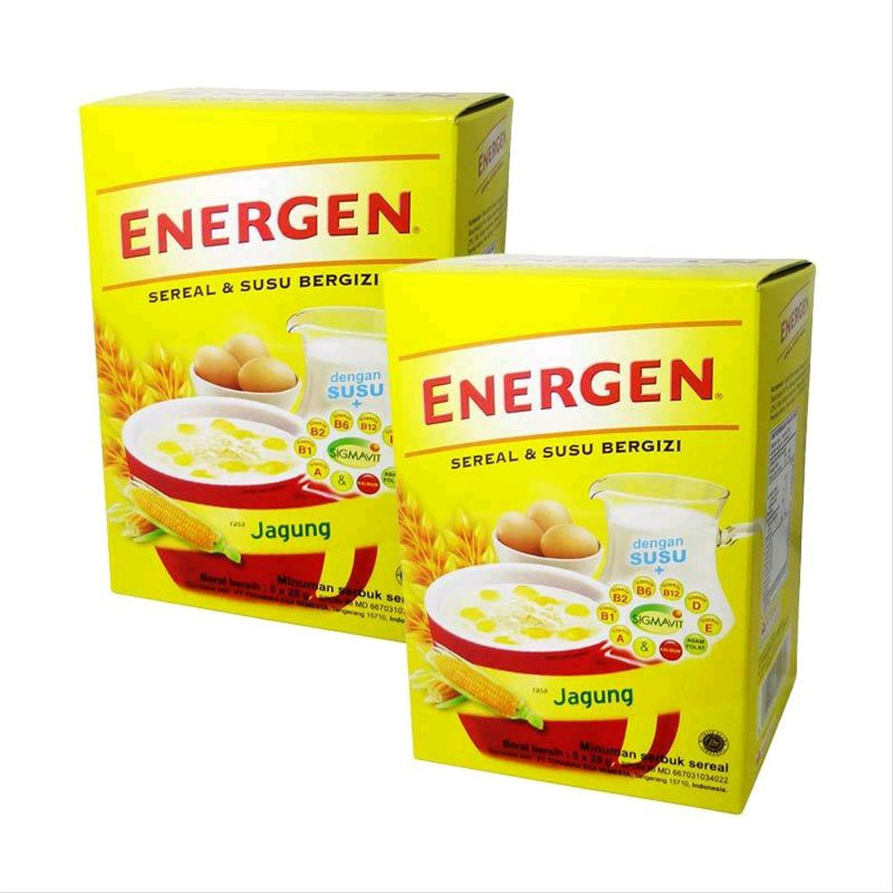 

Energen Sereal & Susu Bersinergi Box Isi 5- Minuman Serbuk Sereal