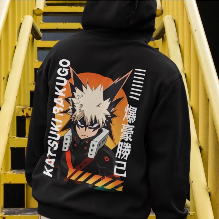 Hoodie Bakugo Katsuki Anime Manga My Hero Academia BNHA