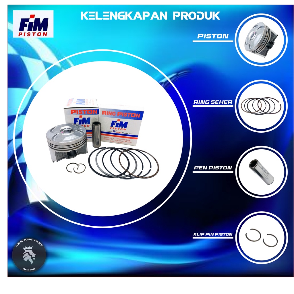 PISTON KIT SATRIA FU FIM49 FIM 49 PIN 16-1
