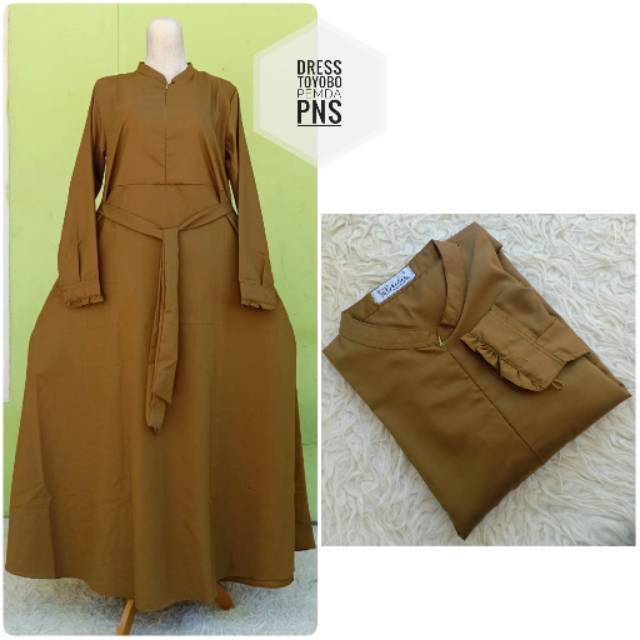 Baju PDH Wanita Gamis Pemda PNS