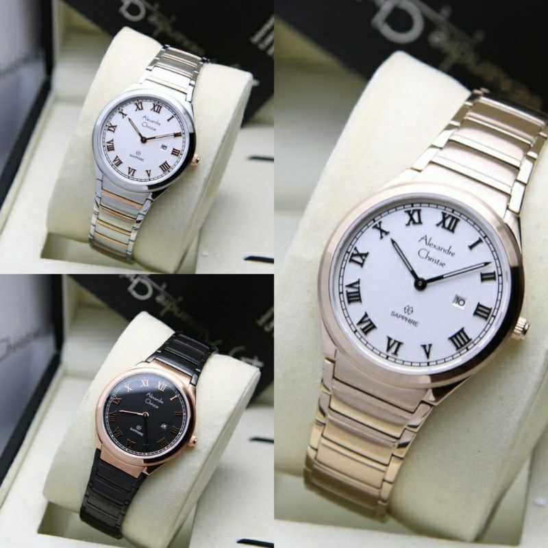 Alexandre Christie Wanita 8538 Kaca Sapphire Original