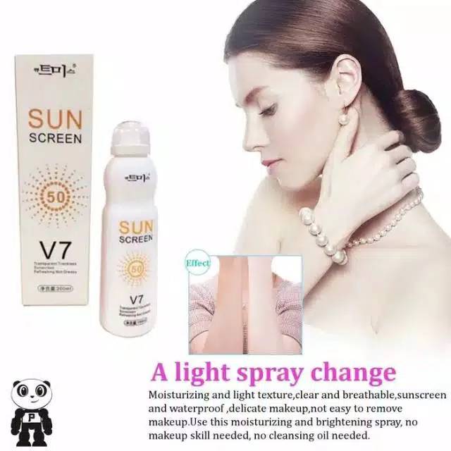 LOTION  WHITENING SUN SCREEN V7 ( Spray)