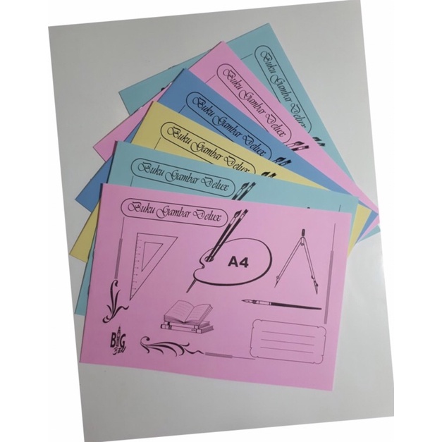 

Buku gambar delux A4 ( 3 pcs )