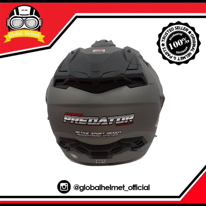 Helm NHK Halfface NHK Predator Crypton Solid