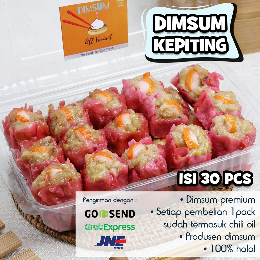 

makanan beku frozen food dimsum siomay rasa kepiting