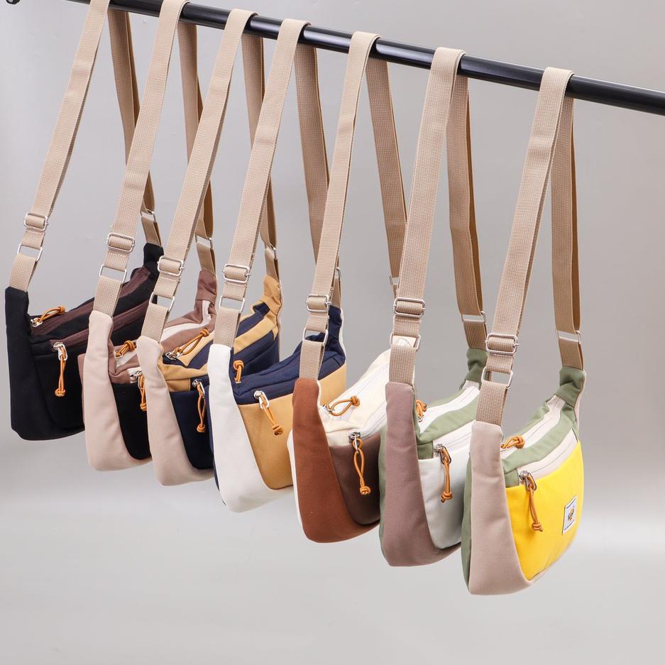 Sling bag Zepeto /Tas Slempang Kanvas Premium ◦ TOP.866633