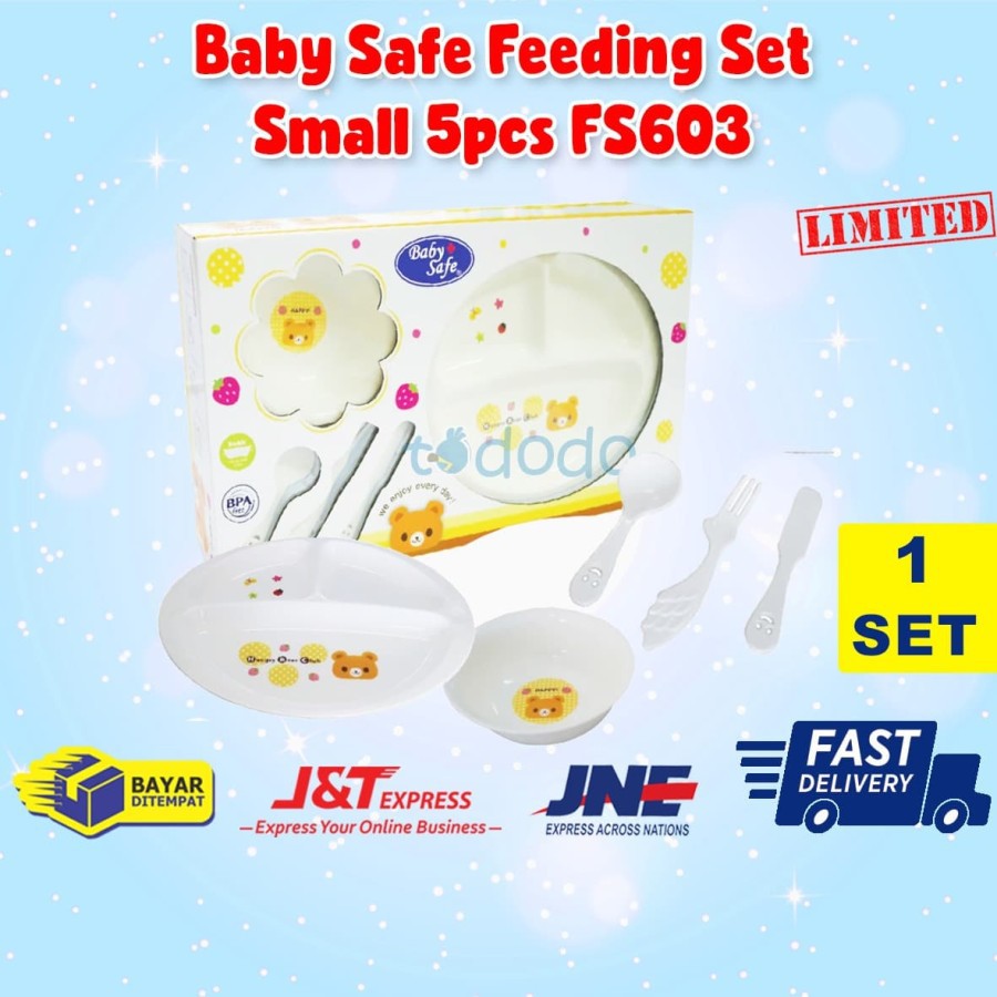 Baby Safe Feeding Set 5pcs FS603