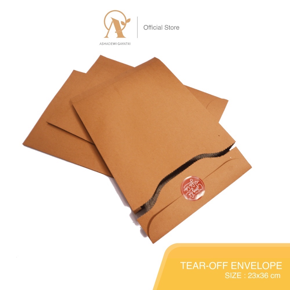 

Ashadewi Gayatri - Tear-off Envelope : Large 23x36cm / Amplop Packing / Amplop Online Shop