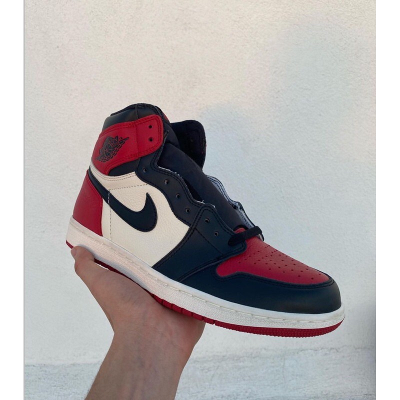 Air Jordan Bred Toe - BEKAS -