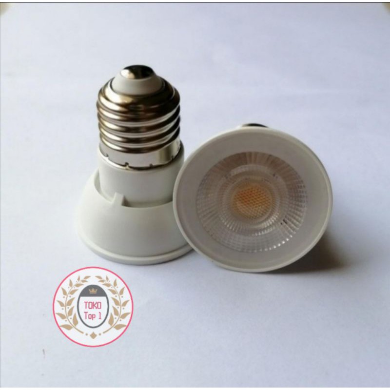 LAMPU HALOGEN SPOTLIGHT LED 6WATT FITTING E27 6 WATT COB SOROT 6W LAMPU SPOT LIGHT TUSUK 6 W E 27