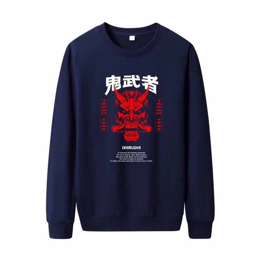 Sweater Pria Onimusha Crewneck Pria M - XXL