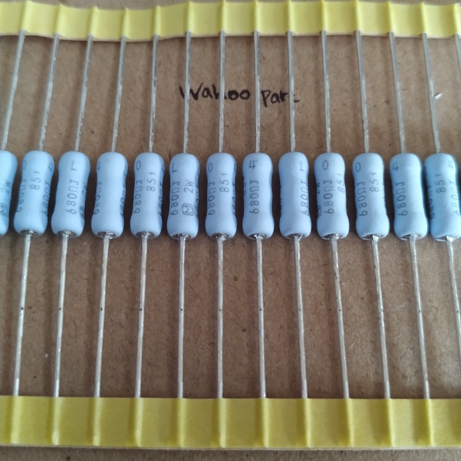 Resistor 680 ohm japan 2 watt Biru