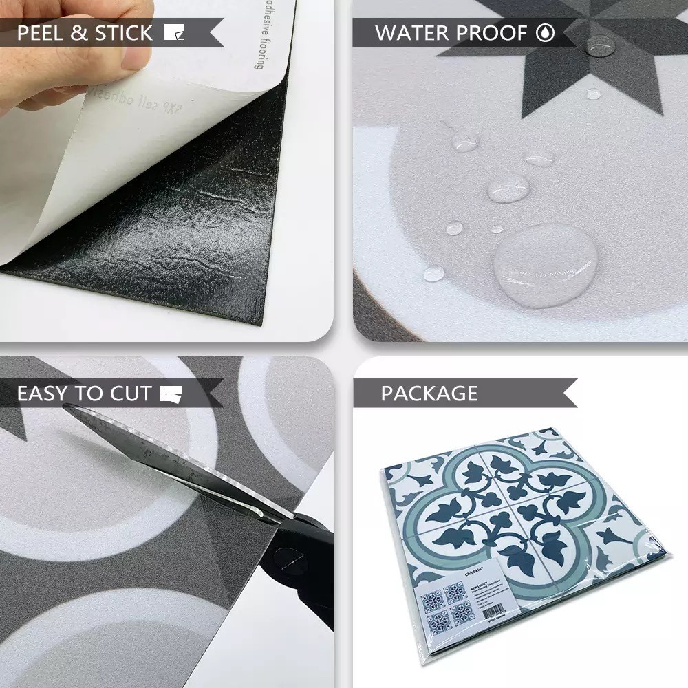 Foam Flooring Stickers Waterproof Anti-slip MARMER GLOSSY / stiker LANTAI KAMAR MANDI DAPUR DLL / Wall Sticker  Foam 30x30