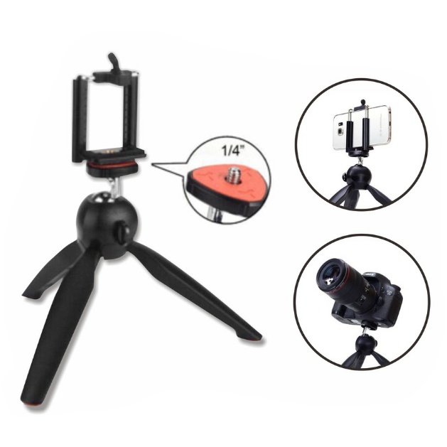 Tripod Mini Yunteng 228 Phone Holder Plus Holder U
