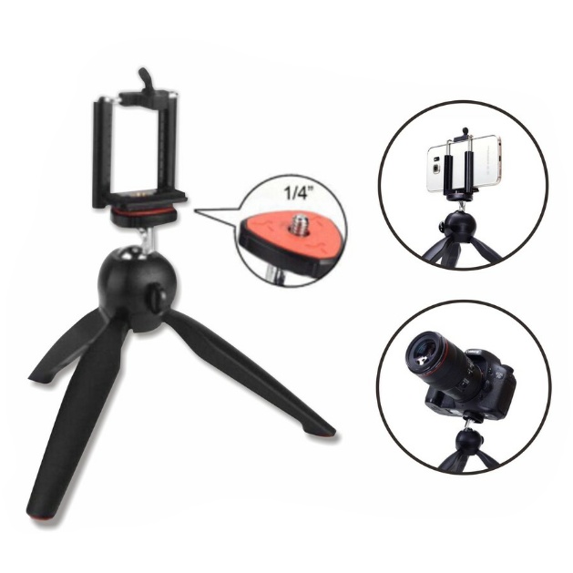 Tripod Mini Yunteng 228 Phone Holder Plus Holder U