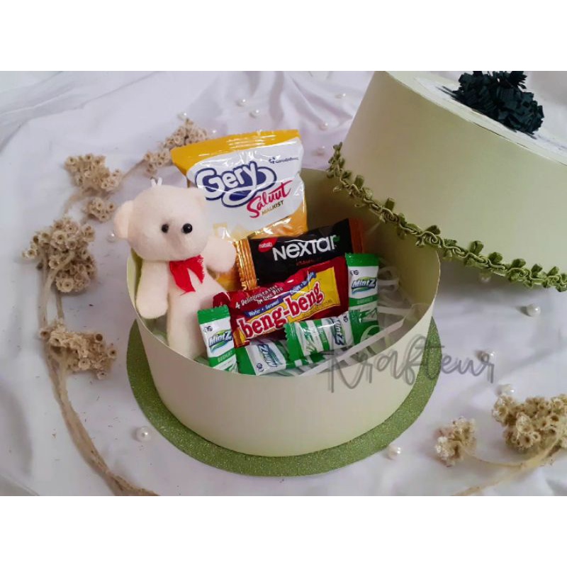 

[Gift Box] Kruchen - Cake Snack Box | hijau muda
