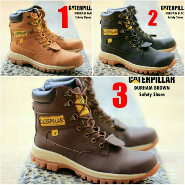 Sepatu caterpillar , sepatu boot , sepatu kantor , sepatu kerja , sepatu pria