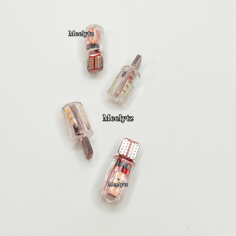 Sepasang Lampu sein sen senja T10 crystal AC DC standby