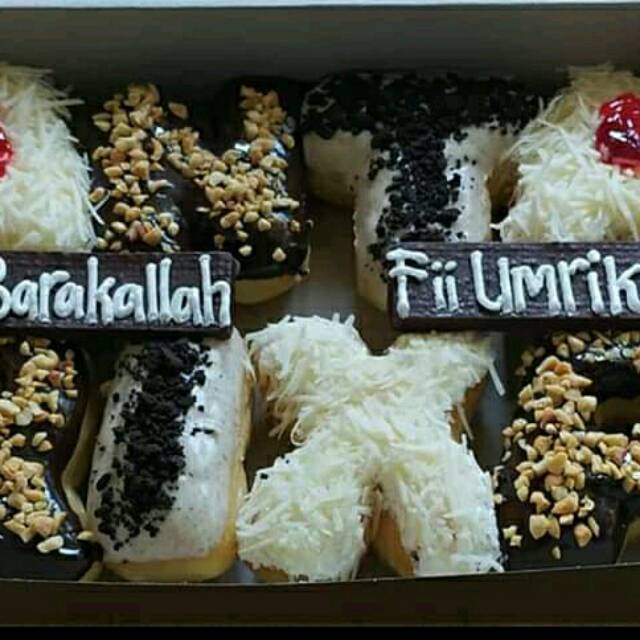 

Donat huruf lembut, bisa buat tulisan.
