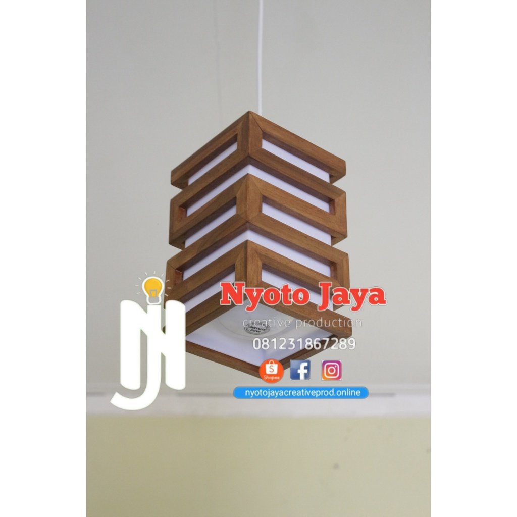 Kap Lampu Gantung Minimalis Model Jepang S
